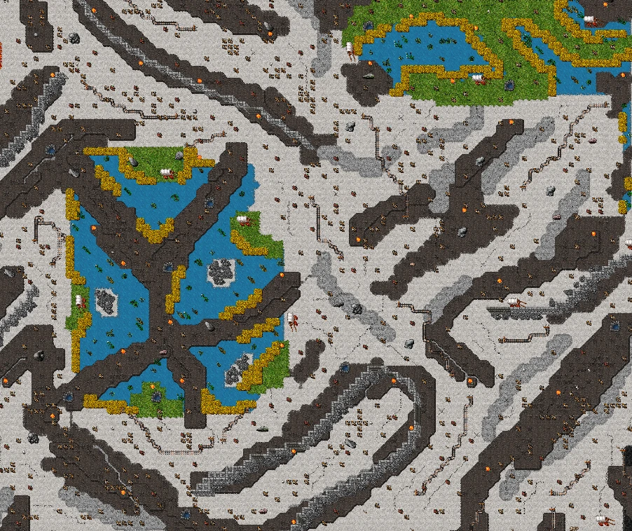 Mapa Hunt Mining